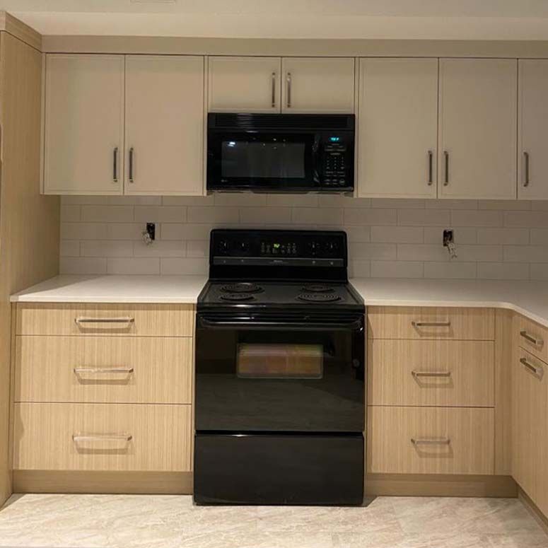 Renovated kitchen